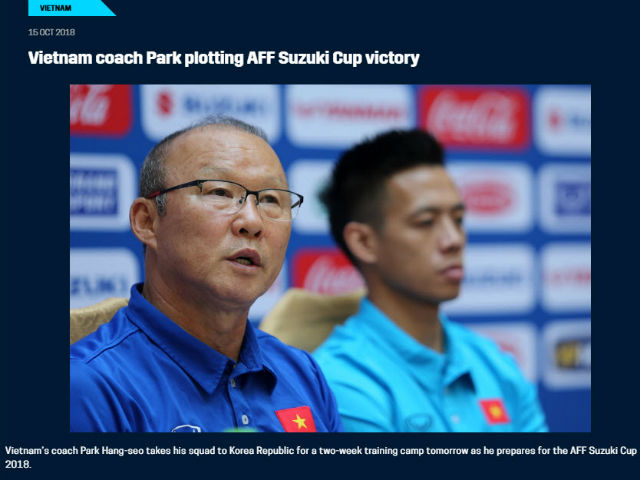Việt Nam mơ ngôi vua AFF Cup: Báo chí nể thầy Park, tin điều kỳ diệu