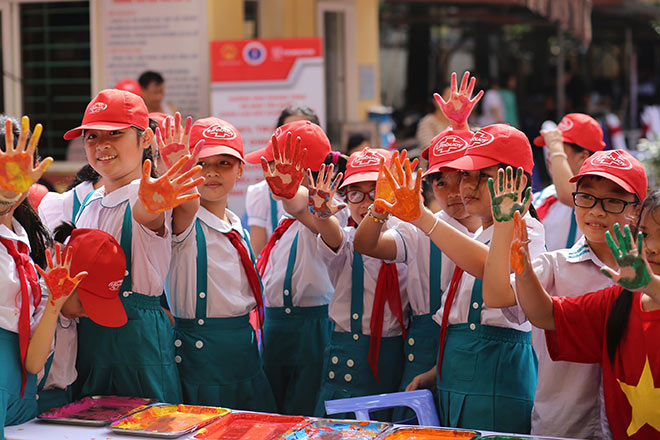 Hơn 1300 học sinh được rèn luyện thói quen rửa tay với xà phòng - 3