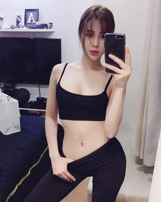Một góc phòng ngủ của Diệp Lâm Anh.