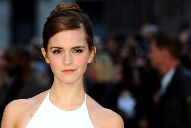 Với gương mặt thông minh, Emma Watson xếp thứ 3.