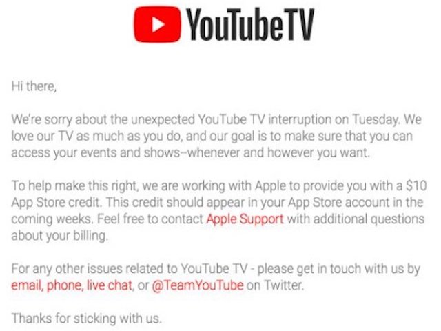 Công nghệ thông tin - YouTube "bồi thường" cho người dùng một khoản tiền vì sự cố sập mạng vào tuần trước
