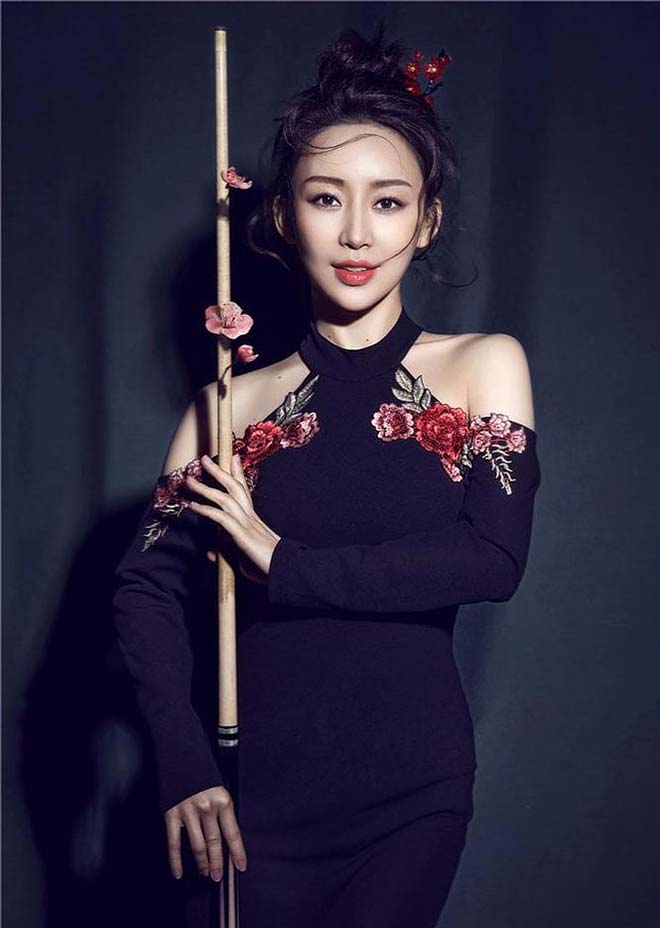Nhan sắc mặn mà của &#39;nữ hoàng billiards&#39; Trung Quốc - 3