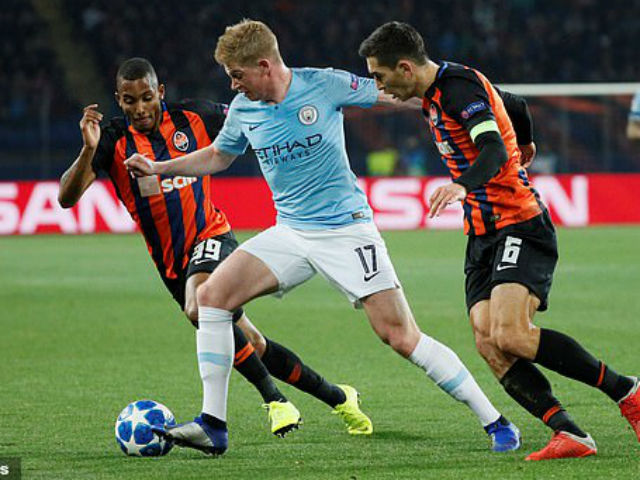 Kết quả bóng đá Shakhtar Donetsk - Man City: ”Song tấu Silva” tưng bừng nhảy múa