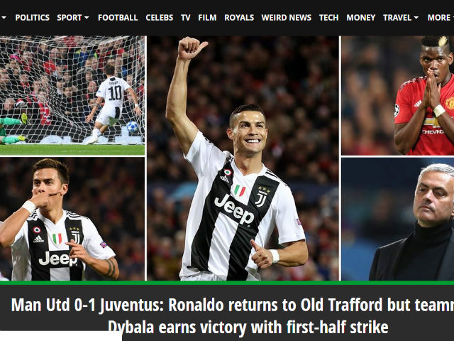 Juventus hạ MU cúp C1: Báo Anh cay cú chê Ronaldo kém hơn ”tiểu Messi”