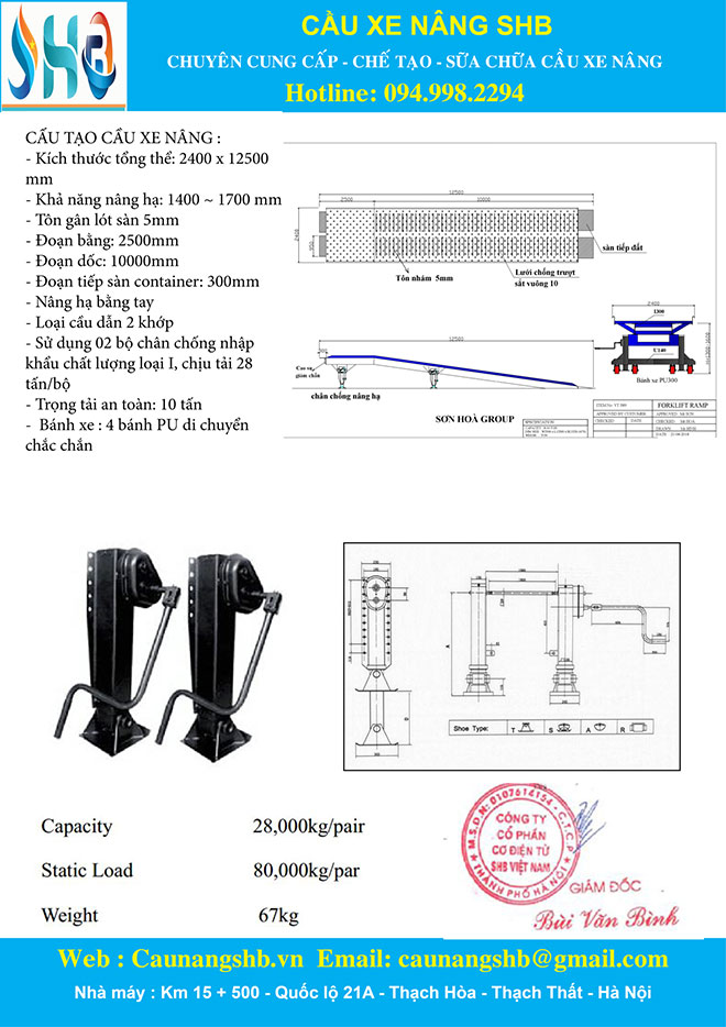 Cầu xe nâng Container - Dụng cụ không thể thiếu trong các nhà máy sản xuất - 6