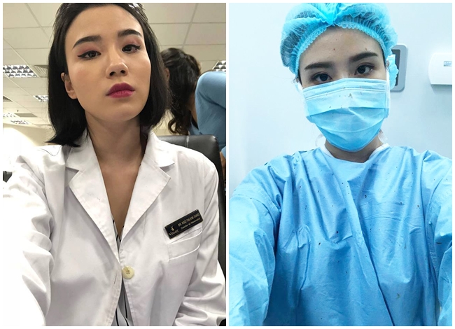 Người đẹp cũng bật mí thêm, sau ngày quay đầu tiên, cô vẫn chưa xem bản gốc của Hàn Quốc. Đến ngày quay thứ hai, cô mới tò mò xem bản gốc và nhận ra nhân vật của mình ghê gớm, đanh đá hơn rất nhiều so với bản phim Hàn Quốc.