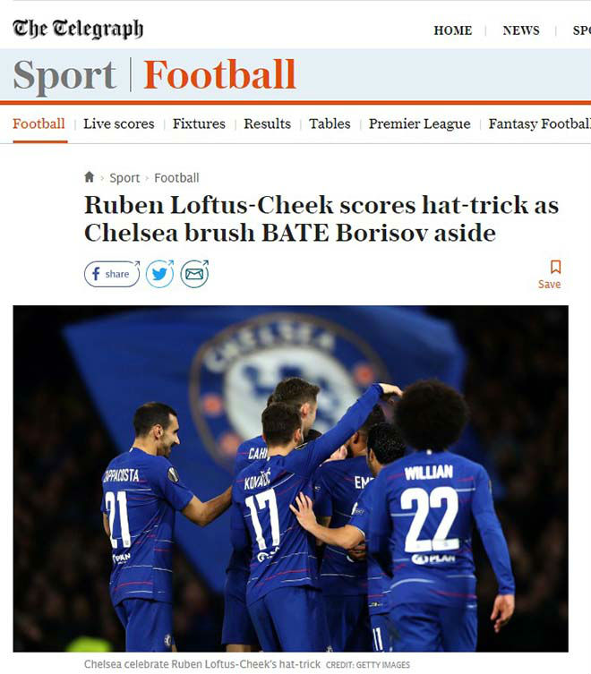 Chelsea bất bại mọi đấu trường: Báo chí ngả mũ HLV Sarri ăn đứt Mourinho - 4