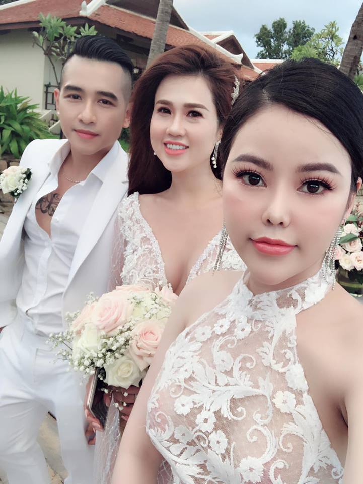 Choáng với váy cưới trong suốt, giá hàng trăm triệu vợ Tiêu Quang Vboys - 3