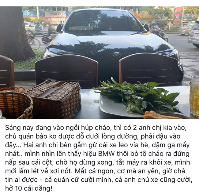 Vì đọc báo quá nhiều, đi đâu cũng liên tưởng đến nữ quái xế