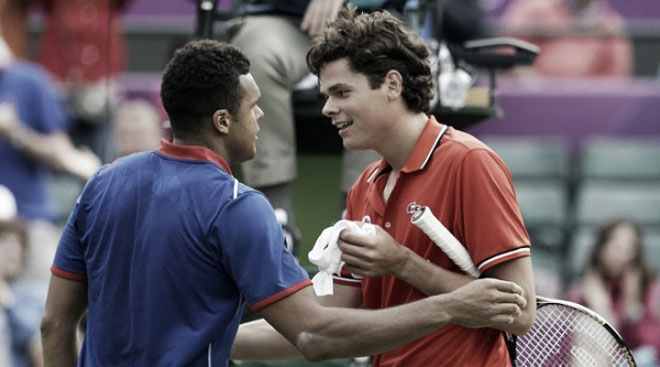 Paris Masters ngày 2: Nghẹt thở &#34;đấu súng&#34;, Raonic gặp Federer - 3