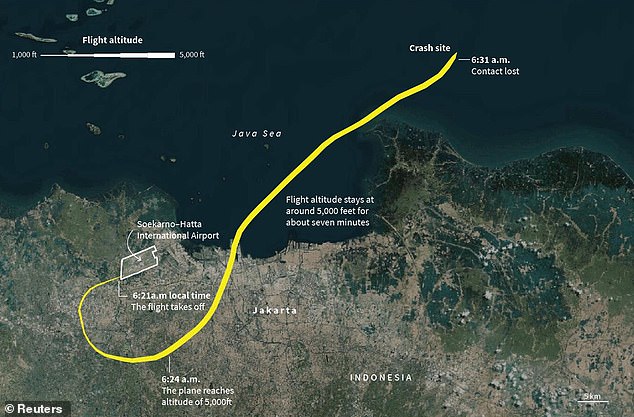 Máy bay Indonesia chở 189 người lao như “tàu lượn” một ngày trước - 2