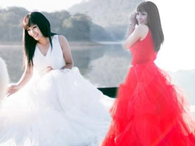 Giải trí - Phương Thanh mặc váy cưới, úp mở chuyện bí mật lấy chồng