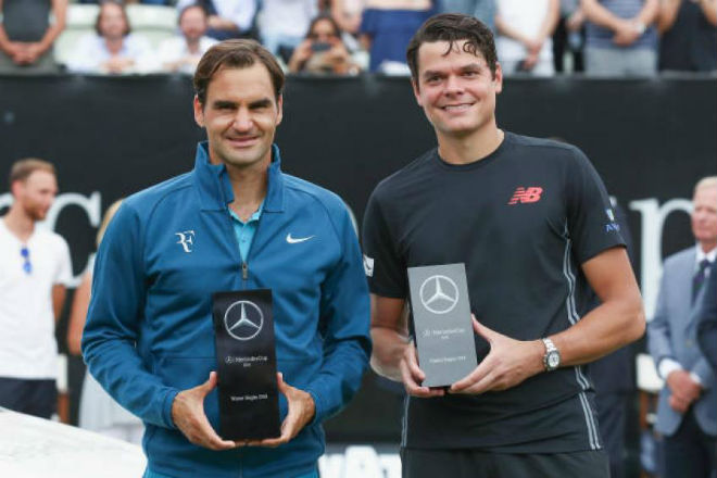 Paris Masters ngày 2: Nghẹt thở &#34;đấu súng&#34;, Raonic gặp Federer - 1