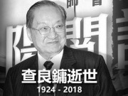 Lưu Đức Hoa và dàn sao khóc thương "ông vua truyện võ hiệp" Kim Dung