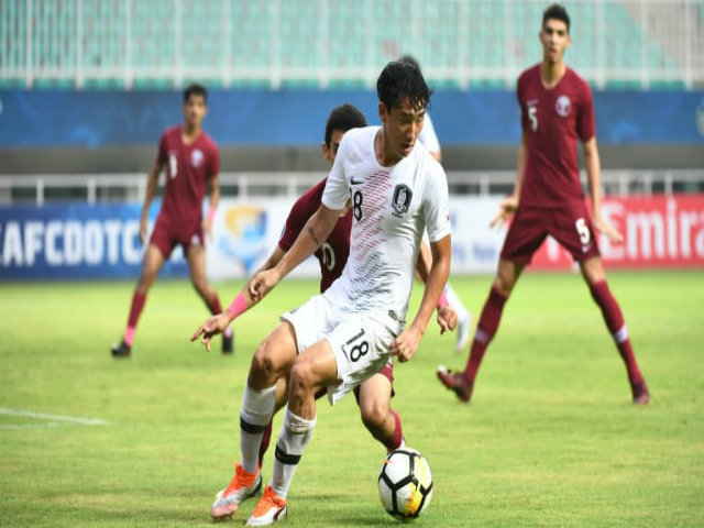 U19 Qatar - U19 Hàn Quốc: 4 bàn mãn nhãn & tấm vé vàng