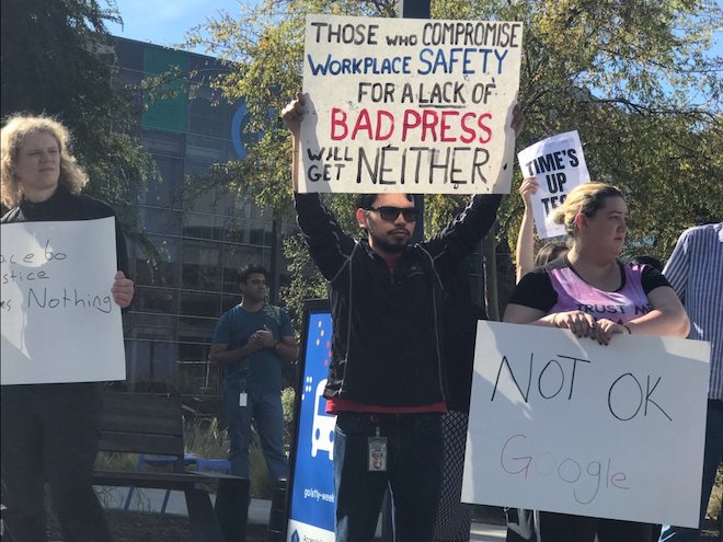 Chùm ảnh nhân viên Google biểu tình ở nhiều nơi vì... bê bối tình dục - 6