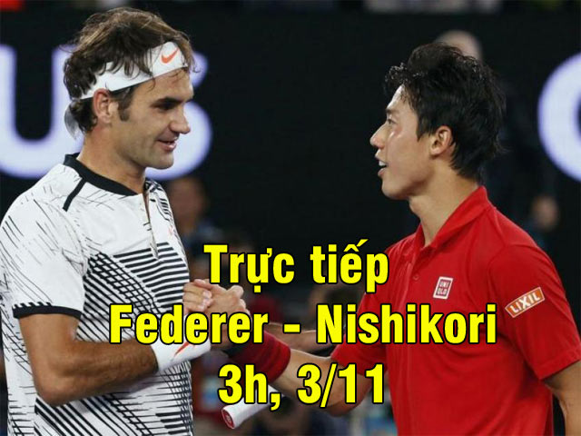 Thể thao - Chi tiết Federer - Nishikori: Federer ấn định set 2 (Tứ kết Paris Masters)
