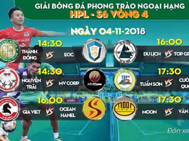 Bóng đá - Vòng 4 bóng đá “phủi” ngoại hạng HPL: "Nóng" ở đáy bảng xếp hạng