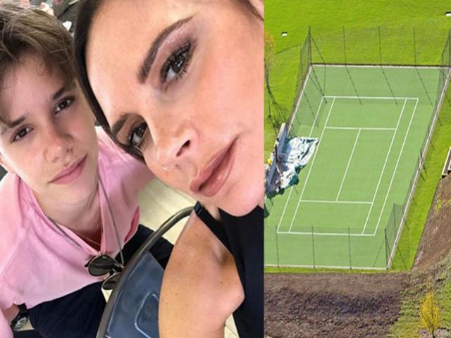 Đời sống Showbiz - Vợ Beckham vung tiền tỷ xây riêng sân cỏ cho con trai trong khu biệt thự