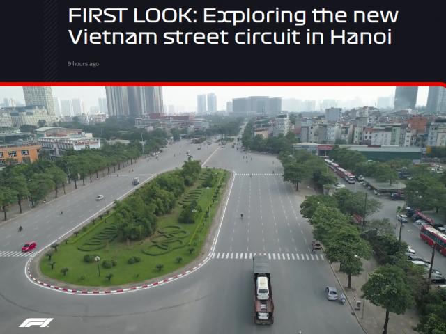 Trường đua Mỹ Đình lên báo Tây: ”Người đẹp F1” lướt trên xe ba gác