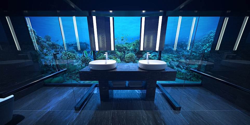 Ngủ cùng cá trong khách sạn đầu tiên dưới đáy đại dương - 3