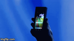 &#34;NÓNG: Samsung phô diễn điện thoại có màn hình gập lại “chất lừ” - 1