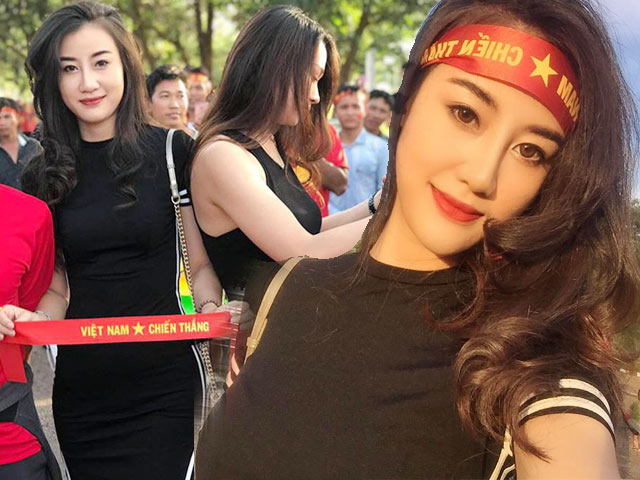 Fan girl được “săn lùng” sau trận Việt Nam-Lào vì body quá đẹp