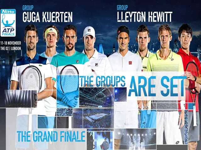 Thể thao - Kết quả thi đấu và bảng xếp hạng tennis "bát hùng" ATP Finals 2018