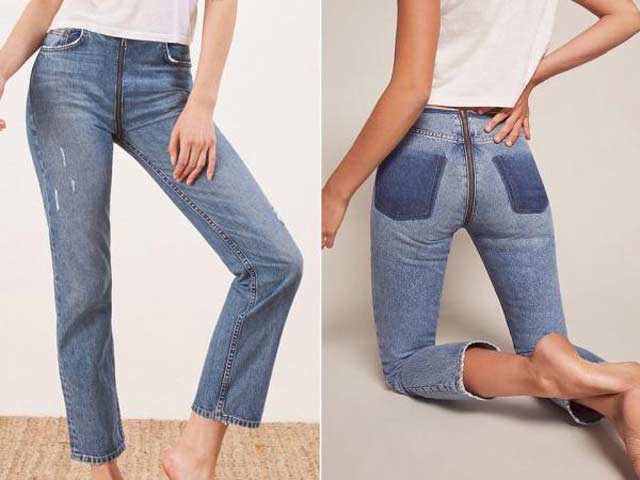 Những chiếc quần jeans khiến người đối diện hết hồn