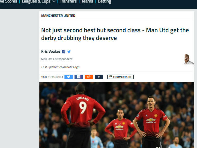 MU thua thảm derby: Báo Anh chê Mourinho lãng phí Lukaku, chỉ mơ top 4