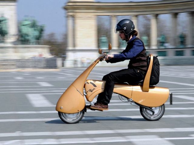 Thế giới xe - Soi xe ga điện Moveo có thể gập gọn thành vali trong một "nốt nhạc"