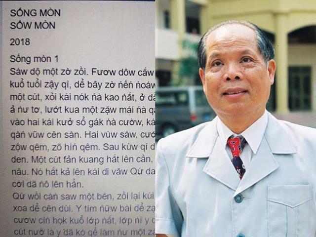 Tin tức trong ngày - Nóng 24h qua: PGS Bùi Hiền công bố phần mềm chuyển đổi tiếw Việt