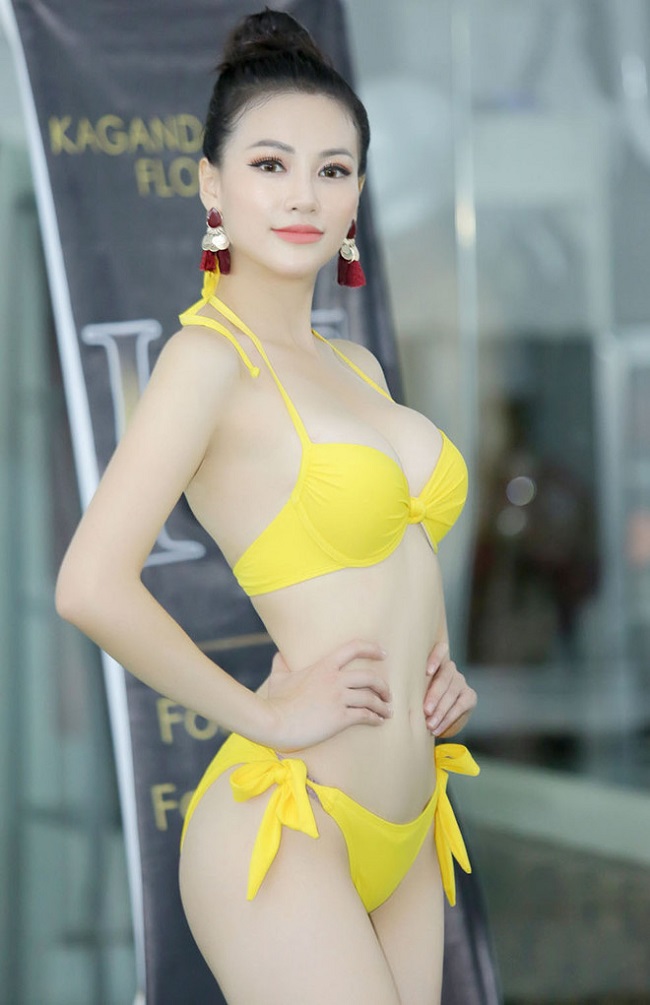 Phương Khánh là người đẹp Việt đầu tiên đăng quang Hoa hậu Trái đất - Miss World, một trong 4 cuộc thi sắc đẹp danh giá nhất thế giới. 