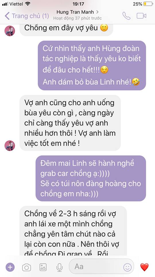 &#34;Lộ tin nhắn&#34; mùi mẫn của vợ chồng MC &#34;Chúng tôi là chiến sỹ&#34; - 4