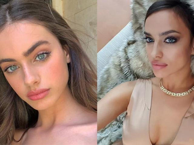 Làm đẹp - "Chị em sinh đôi Irina Shayk" mang cả đại dương trong đôi mắt