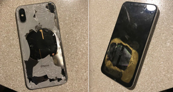 Sốc: iPhone X bất ngờ bốc cháy khi cập nhật phần mềm - 1