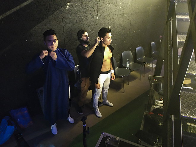 Ban tổ chức kỷ lục Guiness làm việc gắt gao với Quốc Cơ, Quốc Nghiệp - 10