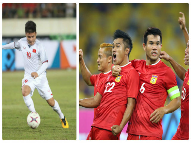 Bóng đá - Siêu phẩm AFF Cup: Quang Hải đọ tài đá phạt với "Ronaldo Lào"