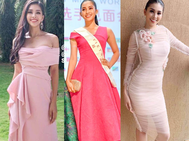 Thời trang - Mặc màu "định mệnh", Tiểu Vy liệu có may mắn ở Miss World?