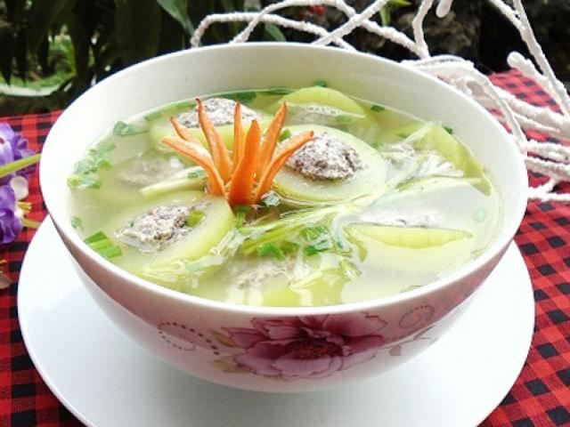 Ẩm thực - Canh bí đao nhồi thịt thanh ngọt "đốn tim" cả nhà