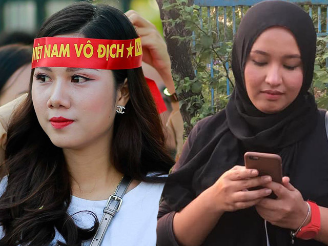 Sự khác nhau giữa cổ động viên Việt Nam và Malaysia đi cổ vũ AFF Cup