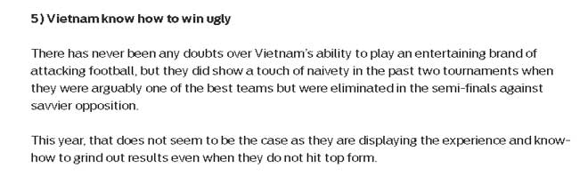 Báo quốc tế khen ĐT Việt Nam biết “đá xấu” để thắng Malaysia - 1