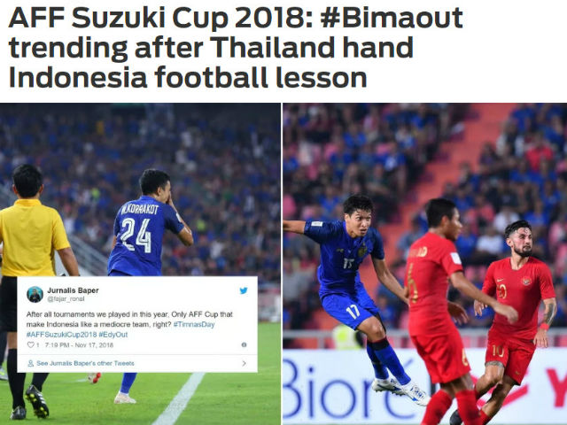 Thái Lan ”dạy” Indonesia bài học AFF Cup: Triệu fan đòi sa thải huyền thoại