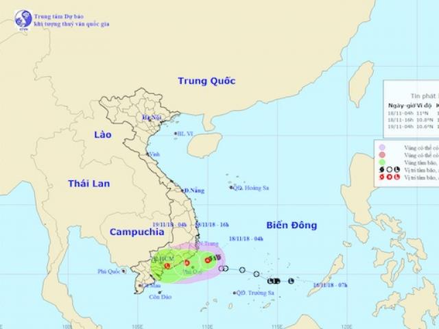 Bão số 8 suy yếu thành áp thấp nhiệt đới, Nam Trung Bộ mưa lũ