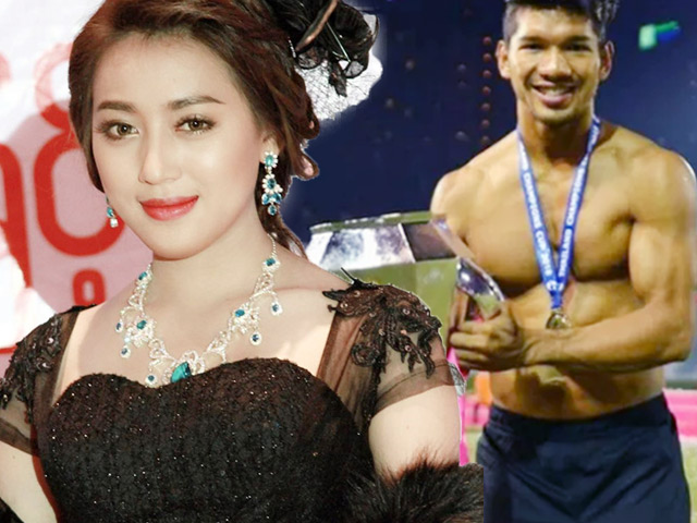 Giải trí - "Ronaldo Myanmar" kém 3 tuổi vẫn tán đổ nữ diễn viên đẹp như hoa hậu