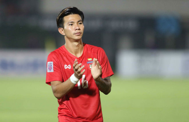 Hoà ĐT Việt Nam, &#34;Ronaldo Myanmar&#34; & tỷ phú Zaw Zaw ăn mừng như vô địch - 8