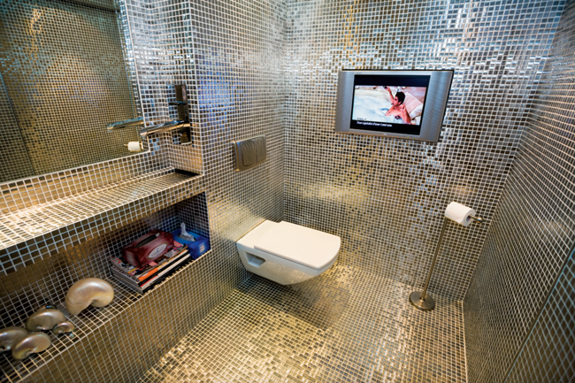 Một phòng tắm xa xỉ của hội nhà giàu.