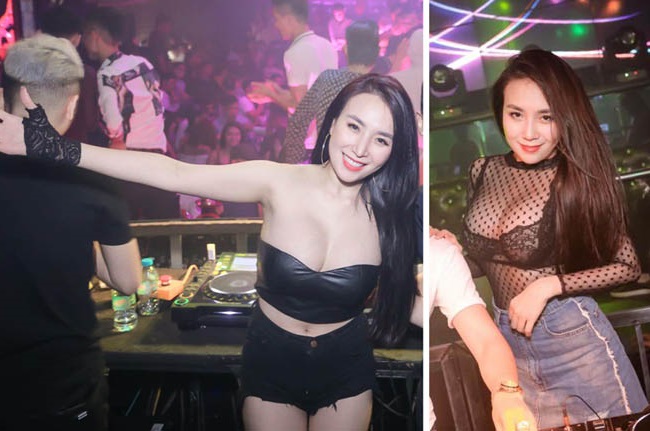 Cụ thể, áo hai dây trễ nải, áo crop top, áo cúp ngực hoặc váy xẻ sâu... được Thảo Bebe ưu tiên lựa chọn. Đôi khi, nữ DJ cũng thử nghiệm mốt mặc xuyên thấu hoặc siêu ngắn gây chú ý.