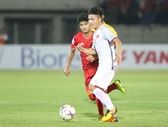 ĐT Việt Nam - Myanmar 0-0: Quang Hải hay Công Phượng đá tốt nhất? - 1