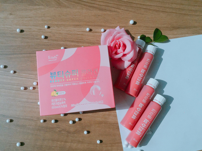 Nuôi dưỡng da tươi trẻ với nước uống Collagen Edally BH 100% thành phần thiên nhiên - 1